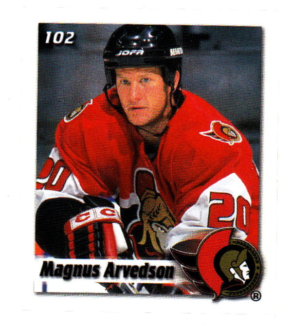 2002 Power Play Canada #102-Magnus Arvedson