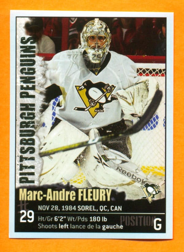 2009 PANINI #122-Marc-Andre Fleury