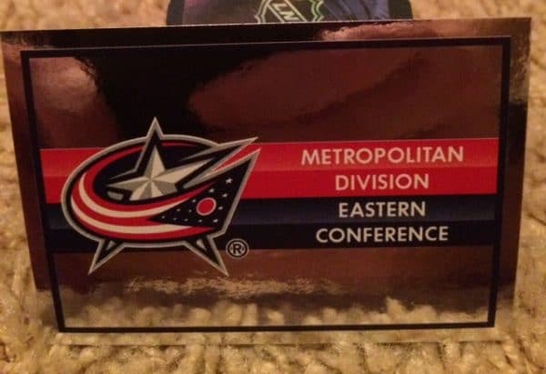 2016 PANINI #54- Logo Columbus Blue Jackets