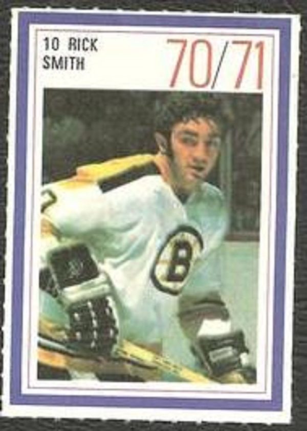 1970 Esso Power Play #61- Bruins Rick Smith (10) SP