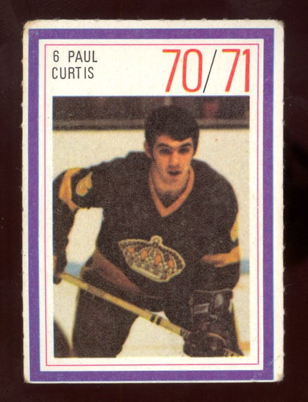 1970 Esso Power Play #150- Kings Paul Curtis (6) SP