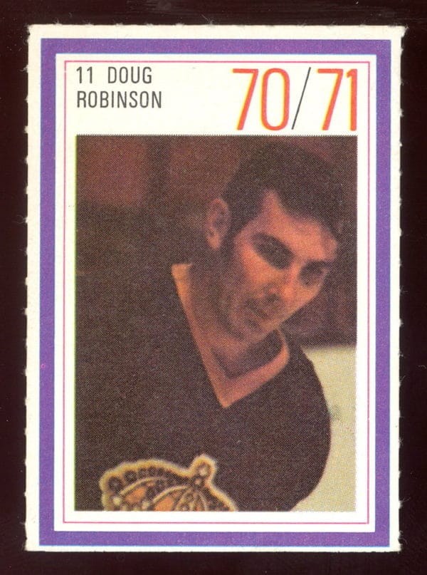 1970 Esso Power Play #153- Kings Doug Robinson (11) SP