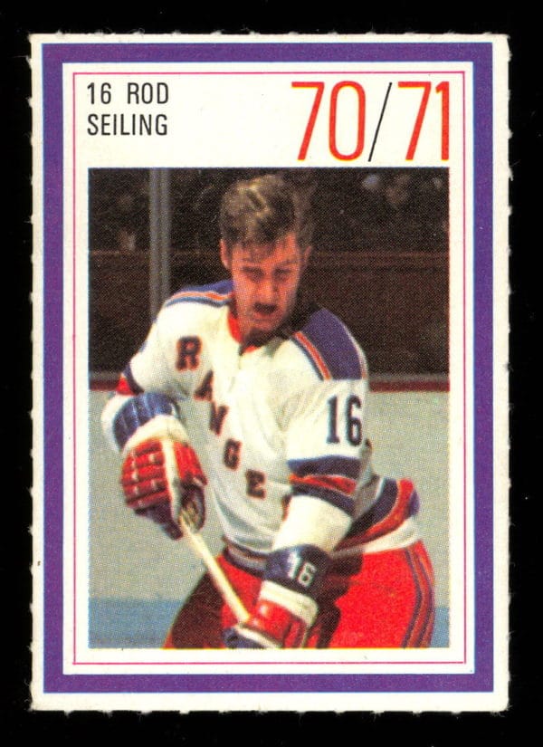 1970 Esso Power Play #191- Rangers Rod Seiling (16) SP