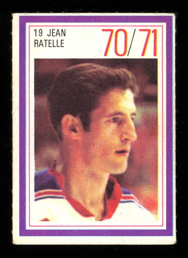 1970 Esso Power Play #194- Rangers Jean Ratelle (19)