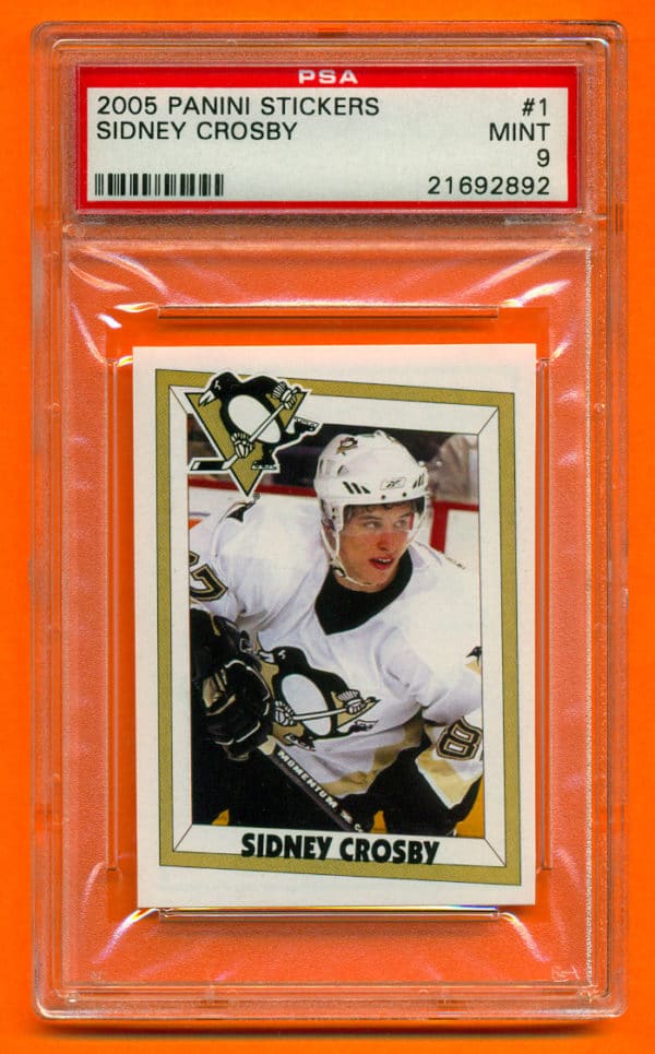 PSA 9- 2005 Panini #1 Sticker Pittsburgh