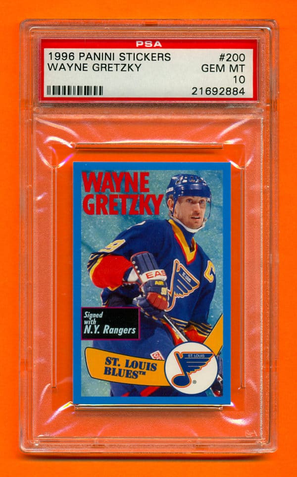 PSA 10- 1996 Panini #200 Sticker St. Louis