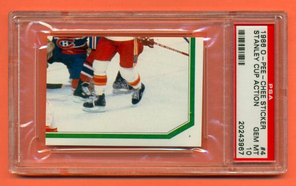 PSA 10- 1986 Rookie O-Pee-Chee #4 Sticker Montreal