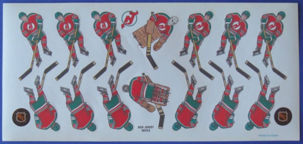 1983 Coleco Table Hockey Sheet #2