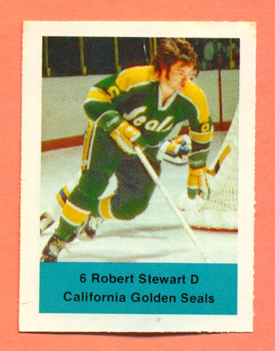  1975 Topps # 47 Bob Stewart California Golden Seals