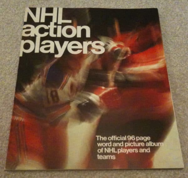 1974 Loblaws Acme NHL Action Stars Sticker Album (with Special Print Sheet in the back of album)