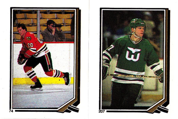 1987 O-Pee-Chee #74-Al Secord