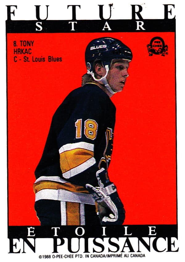 1988 O-Pee-Chee Back Cards #8-Tony Hrkac