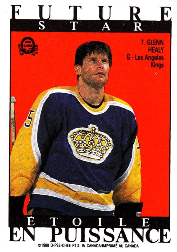 1988 O-Pee-Chee Back Cards #7-Glenn Healy