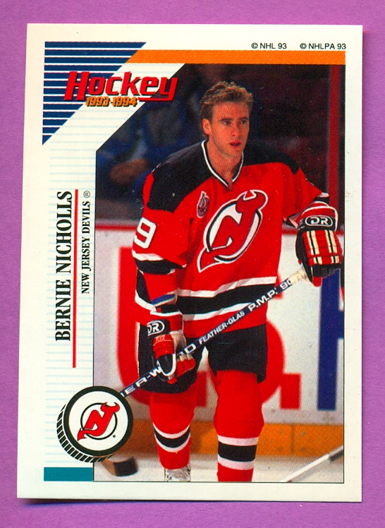 1993 PANINI #39-Bernie Nicholls - NHL Hockey Stickers