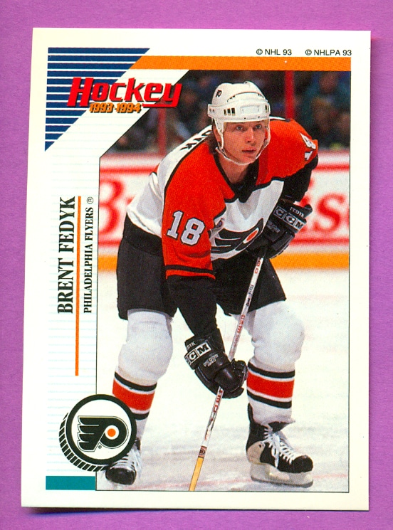 1993 PANINI #48-Brent Fedyk - NHL Hockey Stickers