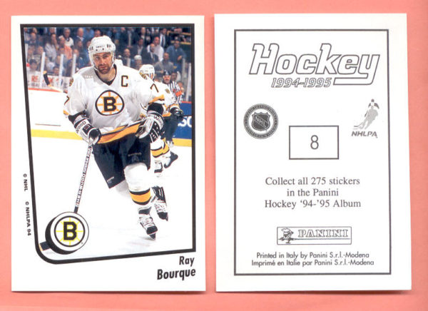 1994 PANINI #8-Ray Bourque