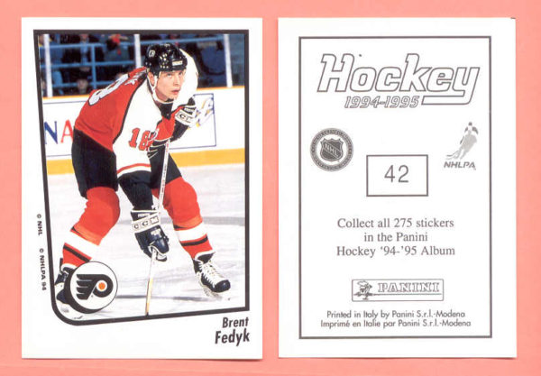 1994 PANINI #42-Brent Fedyk