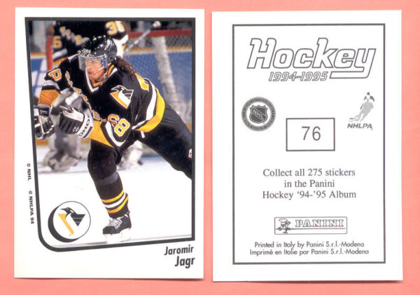 1994 PANINI #76-Jaromir Jagr