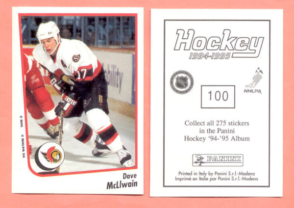 1994 PANINI #100-Dave McLlwain