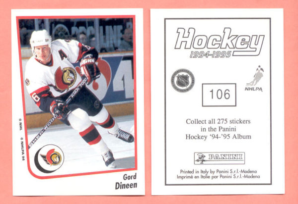 1994 PANINI #106-Gord Dineen