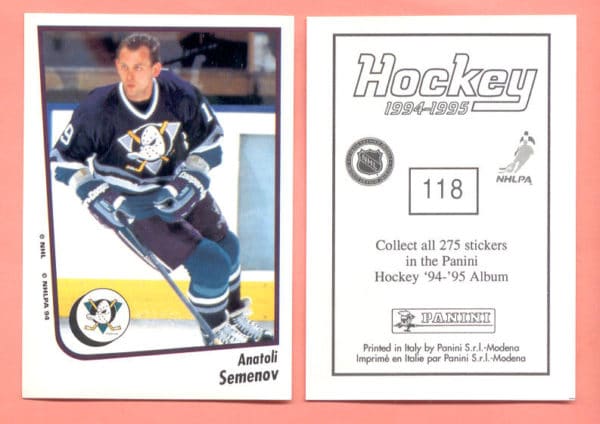 1994 PANINI #118-Anatoli Semenov