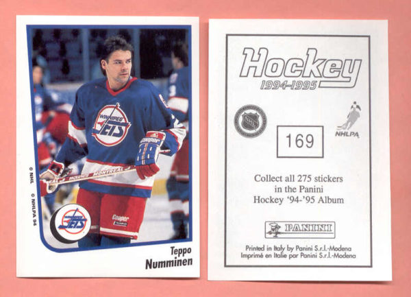 1994 PANINI #169-Teppo Numminen