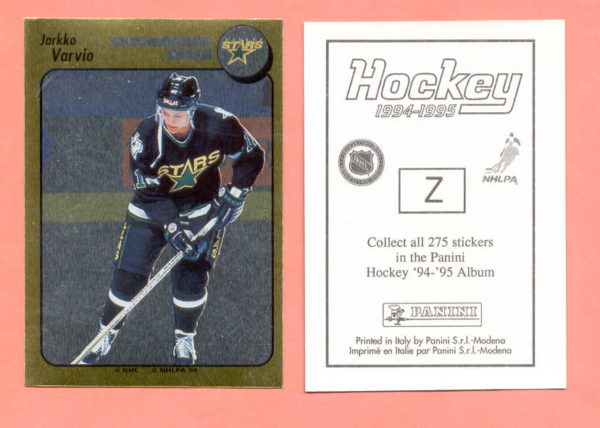 1994 PANINI #Z-Jarkko Varvio