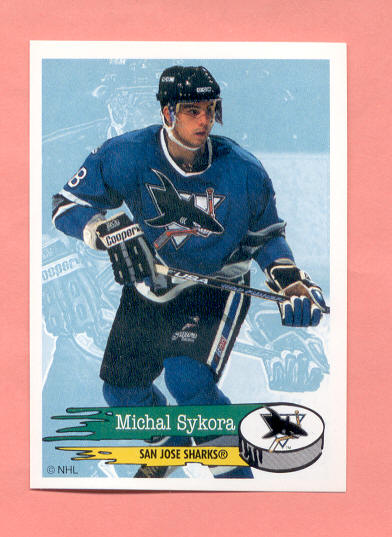 1995 PANINI #286-Michal Sykora - NHL Hockey Stickers