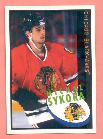 1997 PANINI #132-Michal Sykora - NHL Hockey Stickers