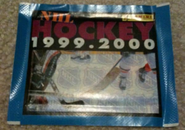 1999 Panini Unopened (with 5 stickers inside) NHL sticker pack