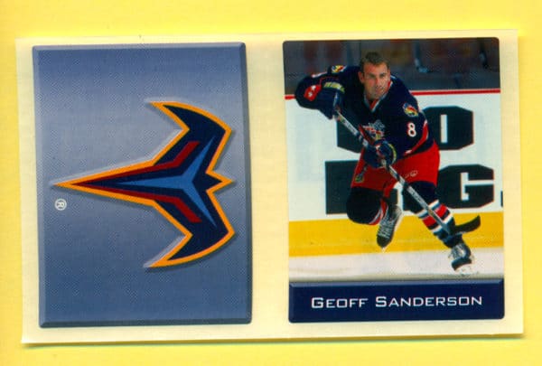 2003 Sports Vault Top Up To 600 Pieces #194-Geoff Sanderson