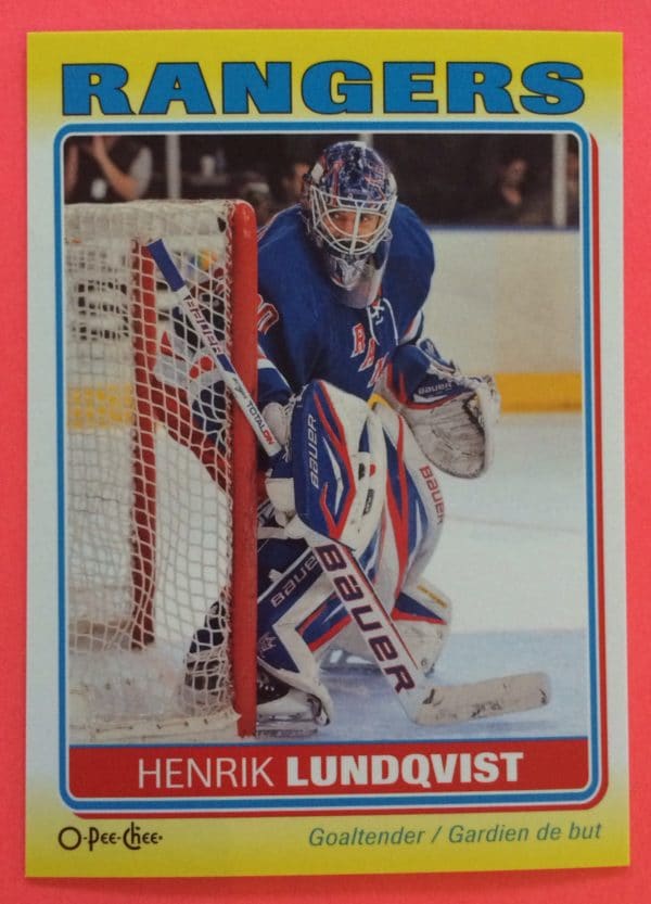 2012 O-Pee-Chee #68- Henrik Lundqvist