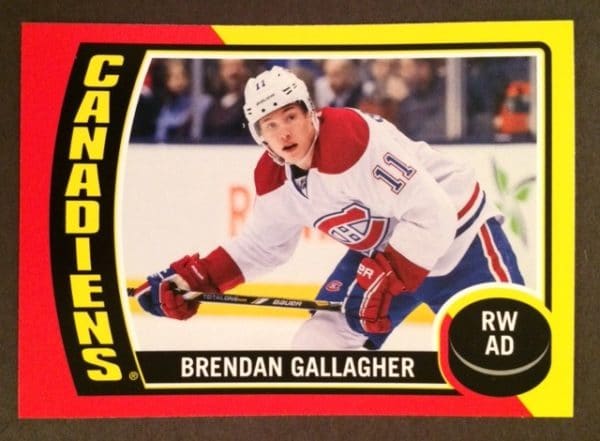 2014 O-Pee-Chee #87- Brendan Gallagher