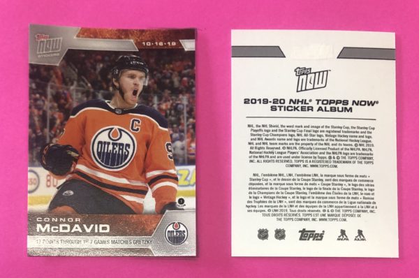 2019 Topps NOW Week 3- #21- Connor McDavid 2 (1 of 1444)