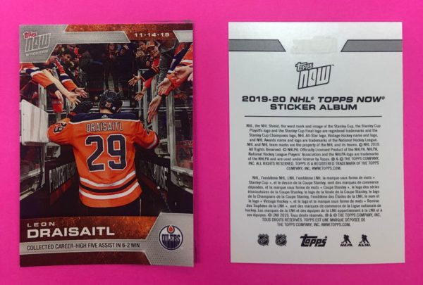 2019 Topps NOW Week 7- #56- Leon Draisaitl (1 of 788)