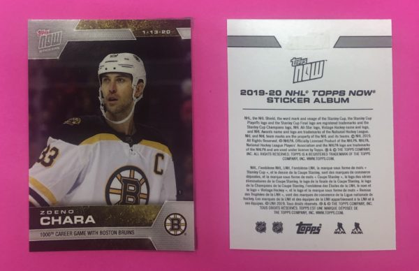 2019 Topps NOW Week 15- #134- Zdeno Chara 2 (1 of 952)