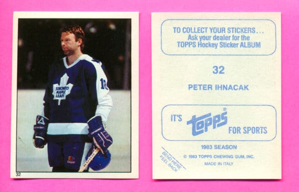 1983 Topps #32-Peter Ihnacak