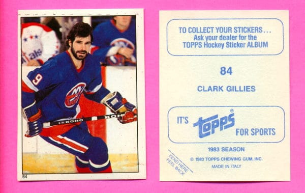 1983 Topps #84-Clark Gillies