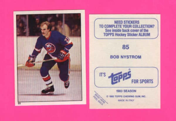 1983 Topps #85-Bob Nystrom