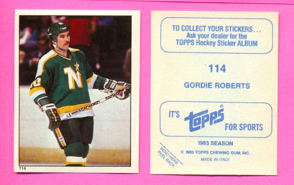 1983 Topps #114-Gordie Roberts