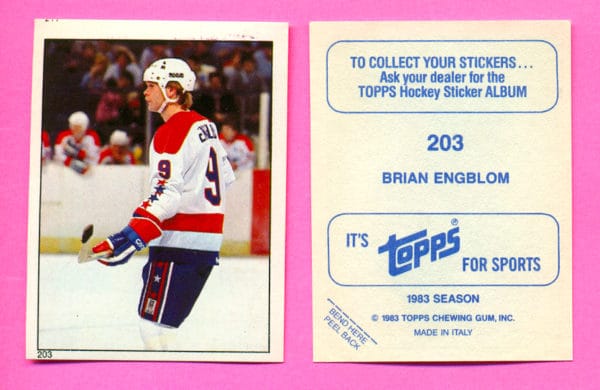 1983 Topps #203-Brian Engblom