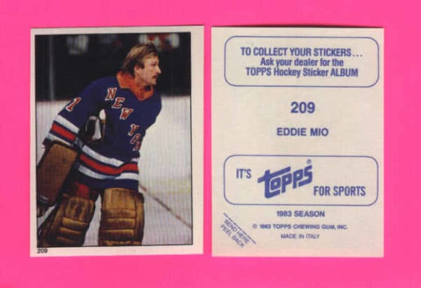 1983 Topps #209-Eddie Mio