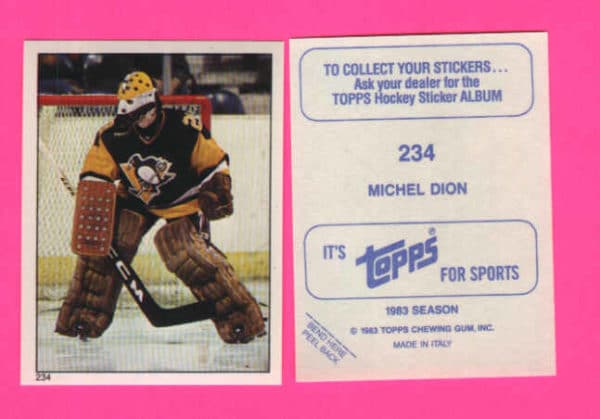 1983 Topps #234-Michel Dion