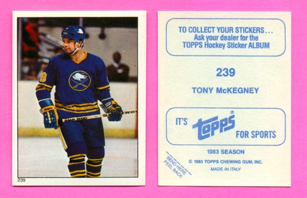 1983 Topps #239-Tony McKegney