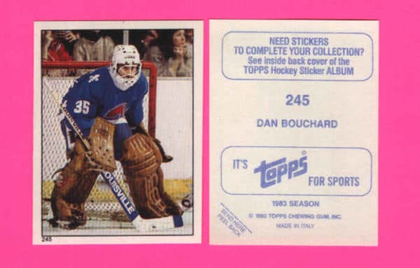 1983 Topps #245-Dan Bouchard