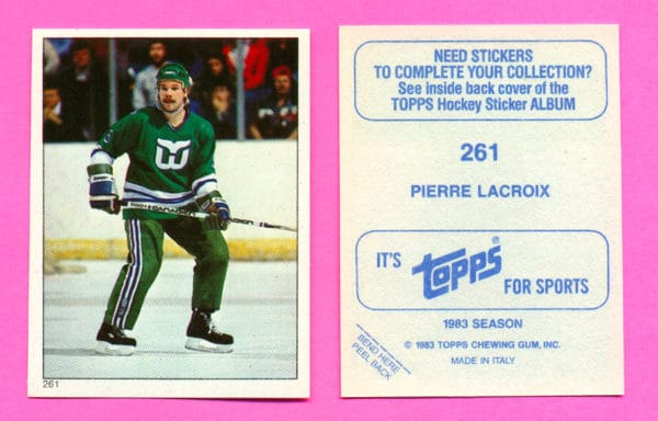 1983 Topps #261-Pierre Lacroix