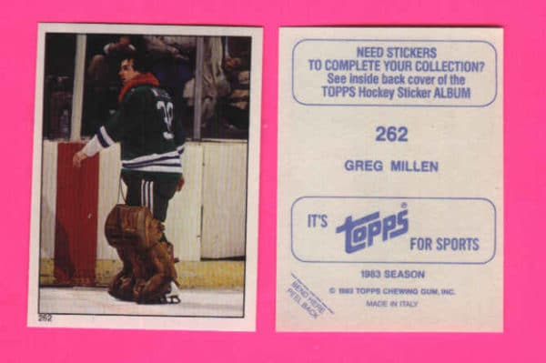 1983 Topps #262-Greg Millen