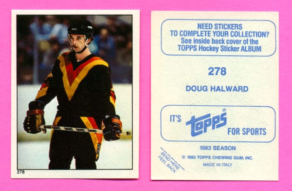 1983 Topps #278-Doug Halward