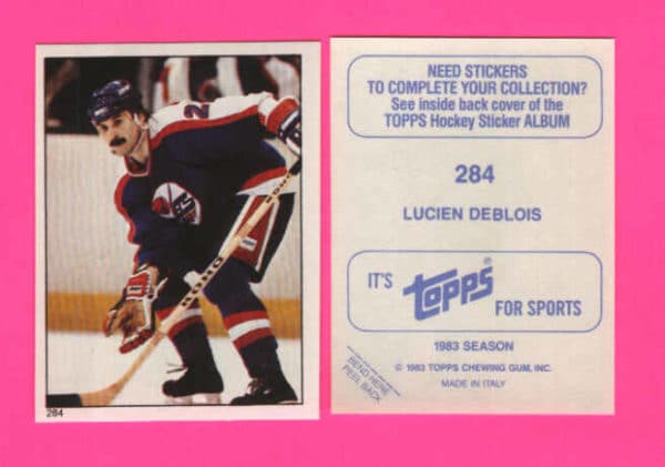 1983 Topps #284-Lucien DeBlois