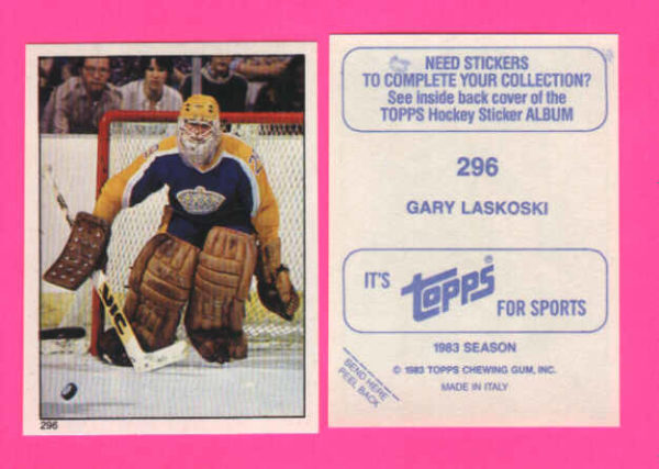 1983 Topps #296-Gary Laskoski